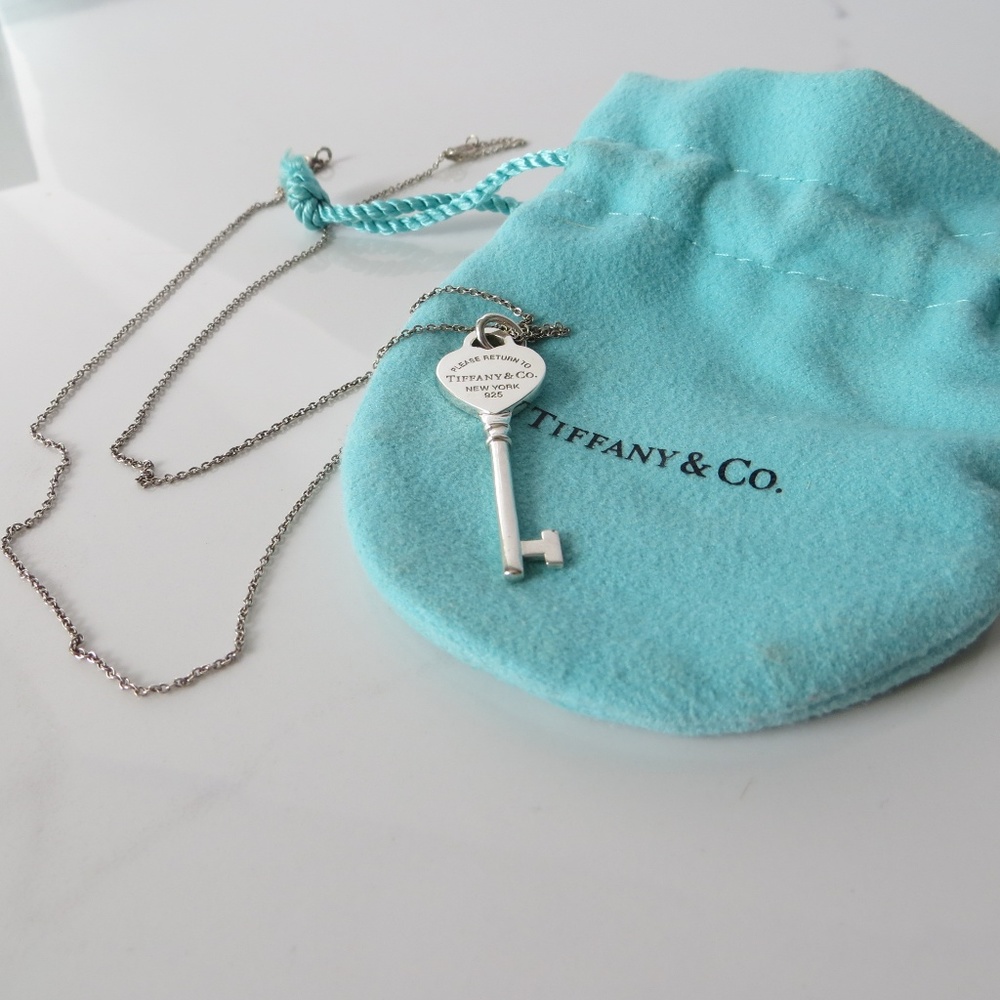 Tiffany & Co. Heart Key Necklace